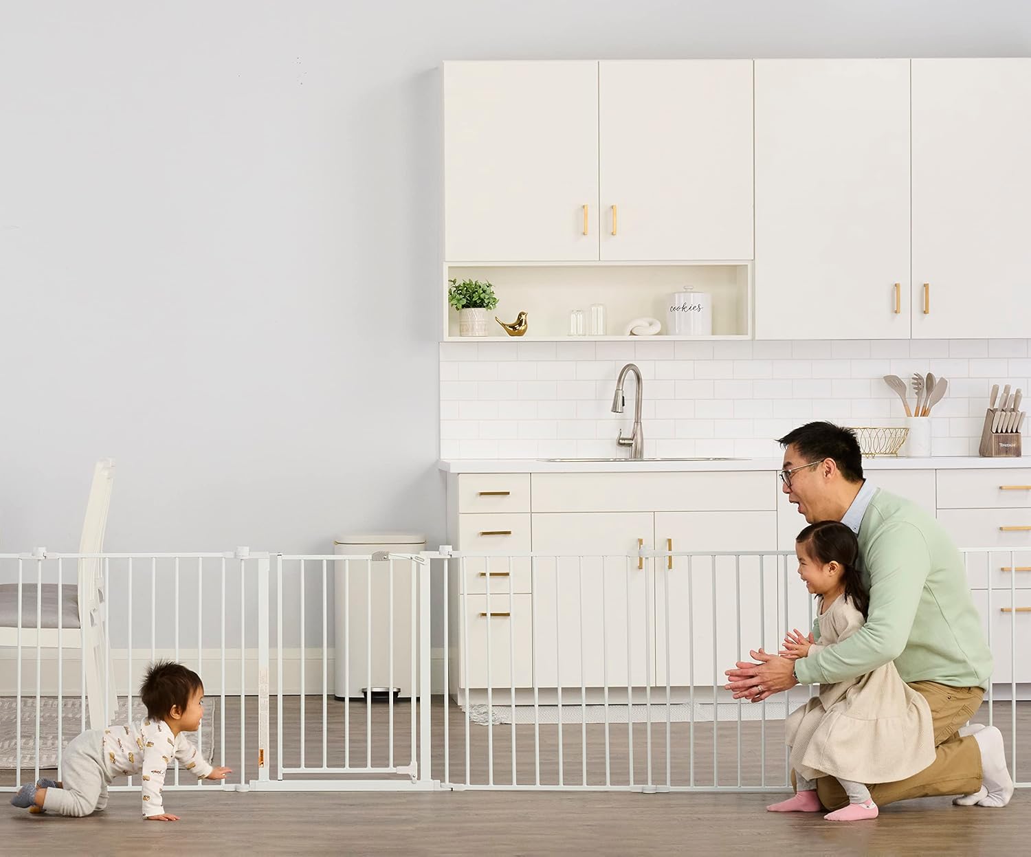 Regalo Super Wide Adjustable Baby Gate with Play Yard