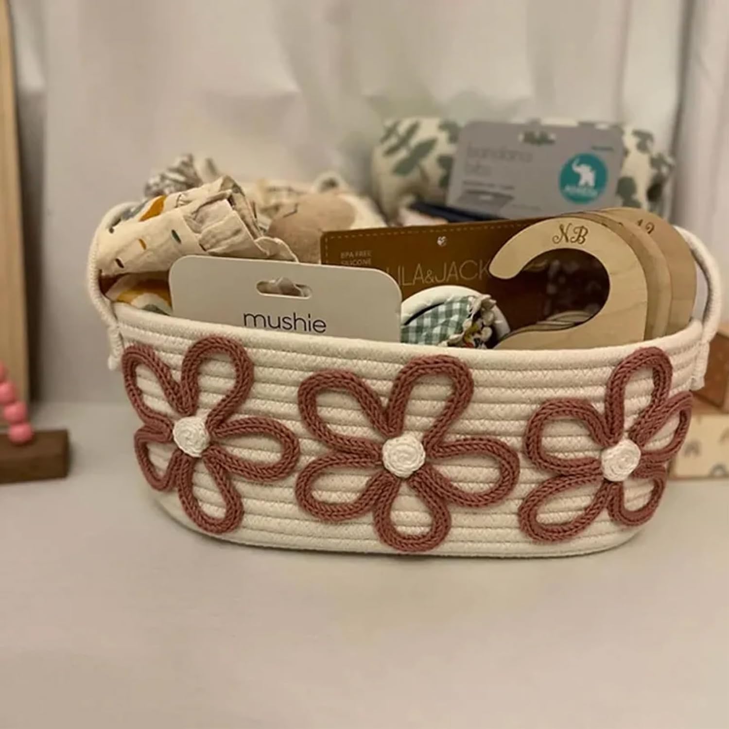 Personalized Baby Name Basket Style B