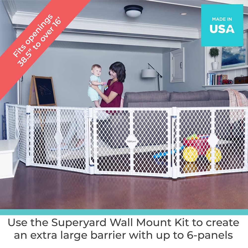Toddleroo by North States Wall Mount Kit Gray