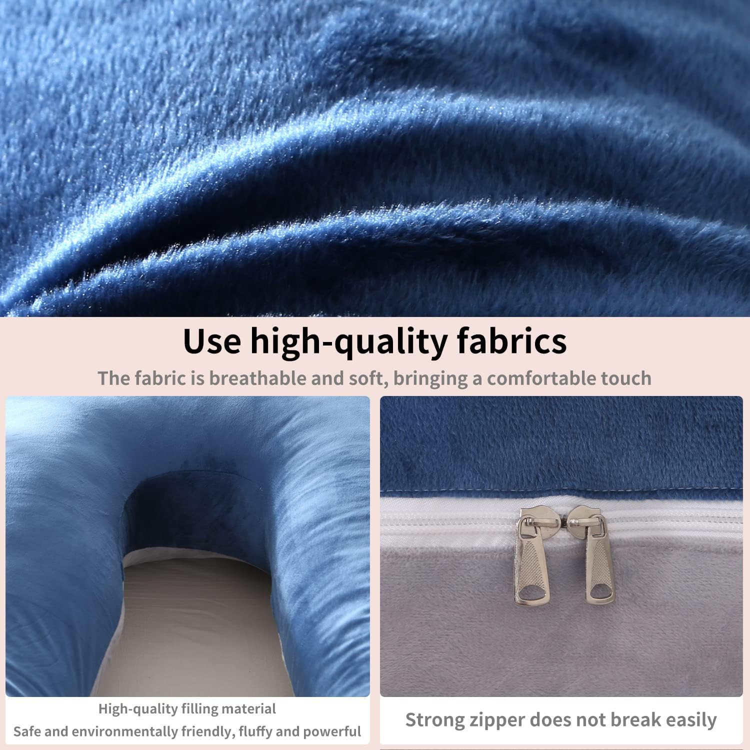 TROSHOCK U-Shaped Pregnancy Full Body Pillow