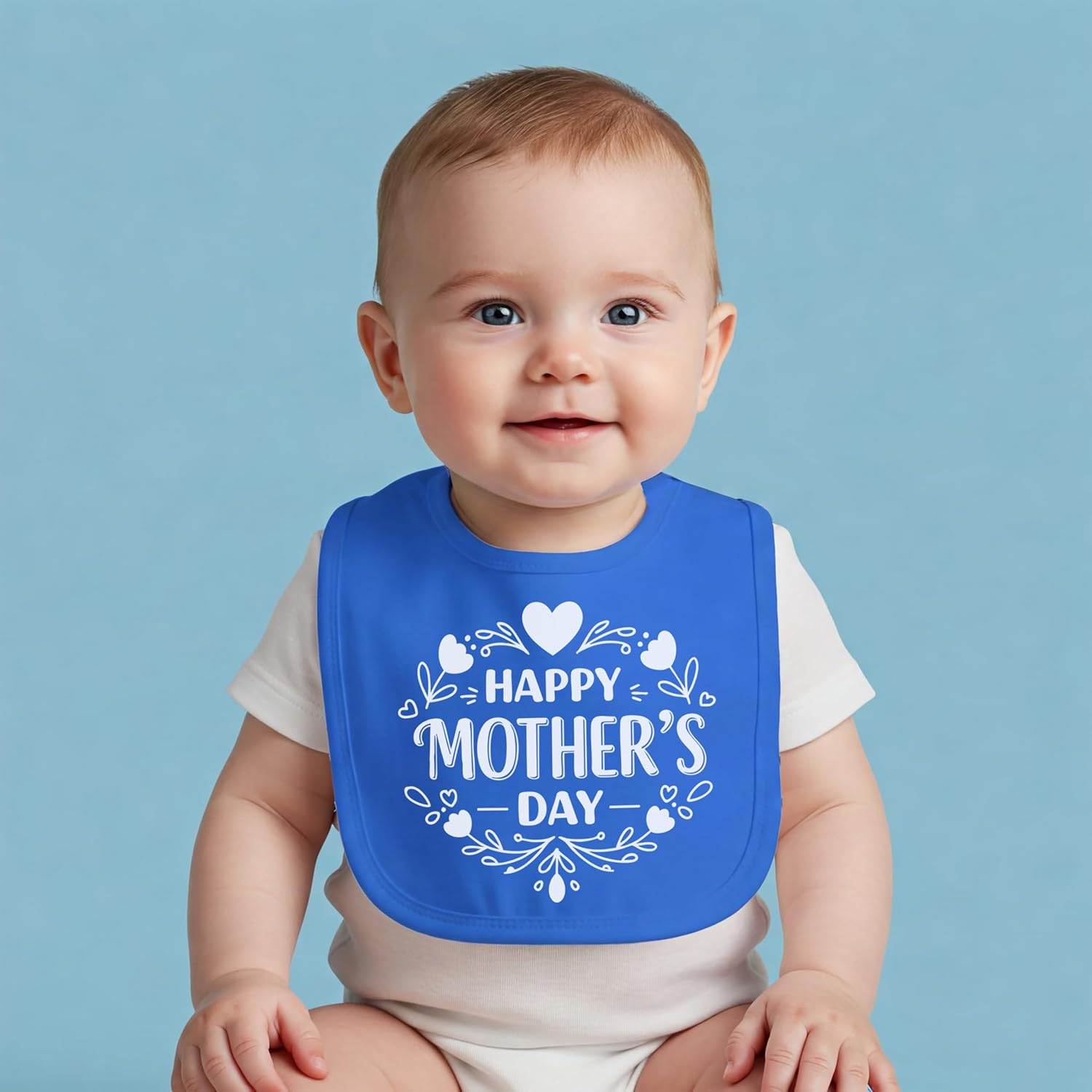 Aidens Corner Happy 1st Mothers Day Baby Bib