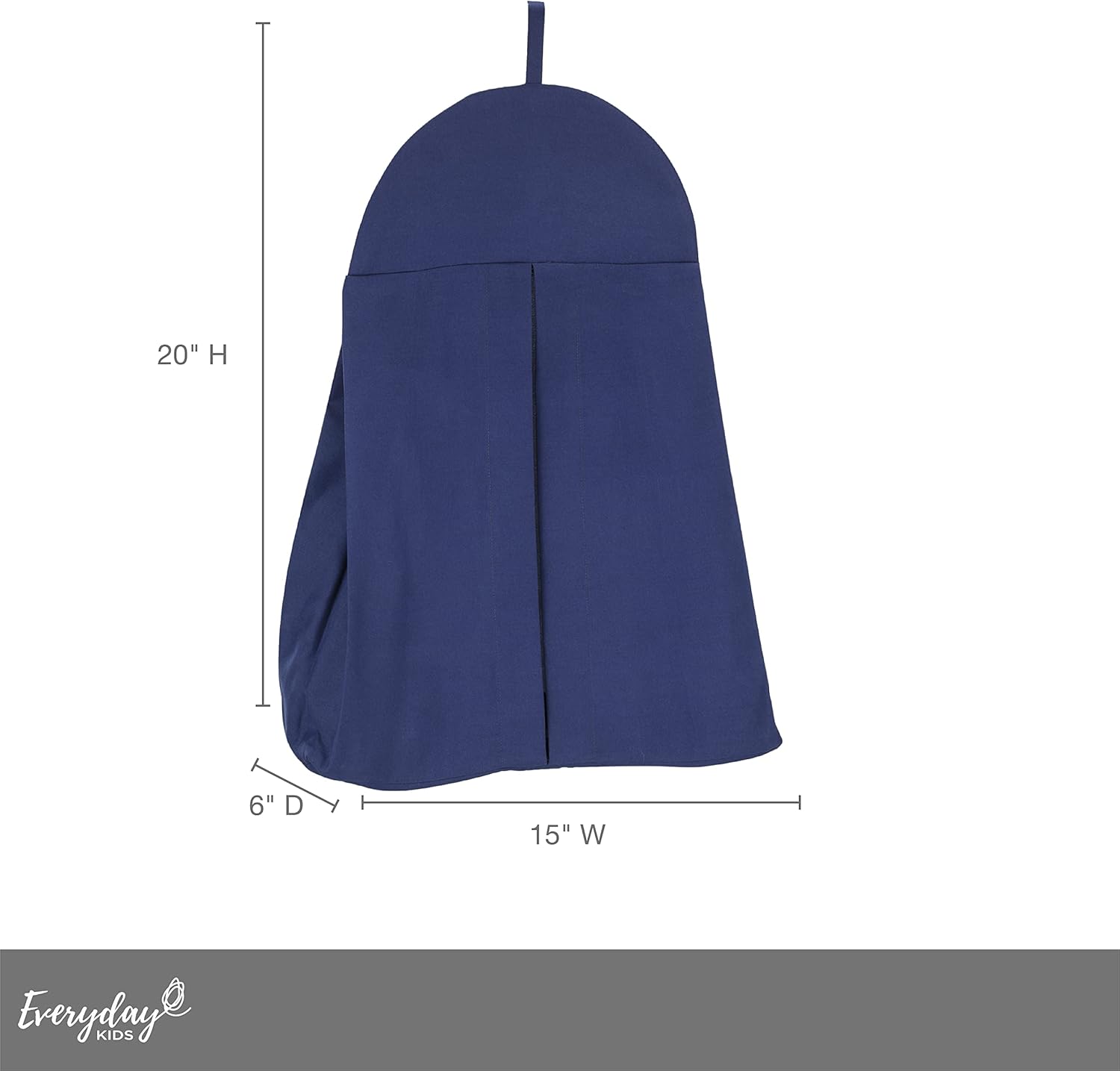 Navy Blue Hanging Diaper Caddy for Baby Boy