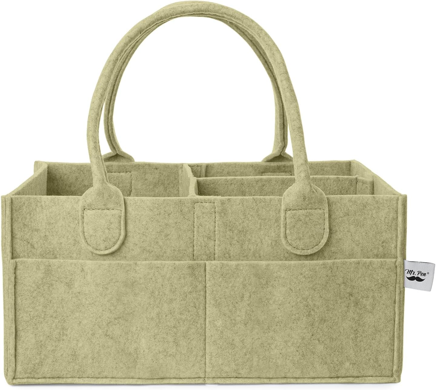 Mr Pen Baby Diaper Caddy Organizer Olive 1