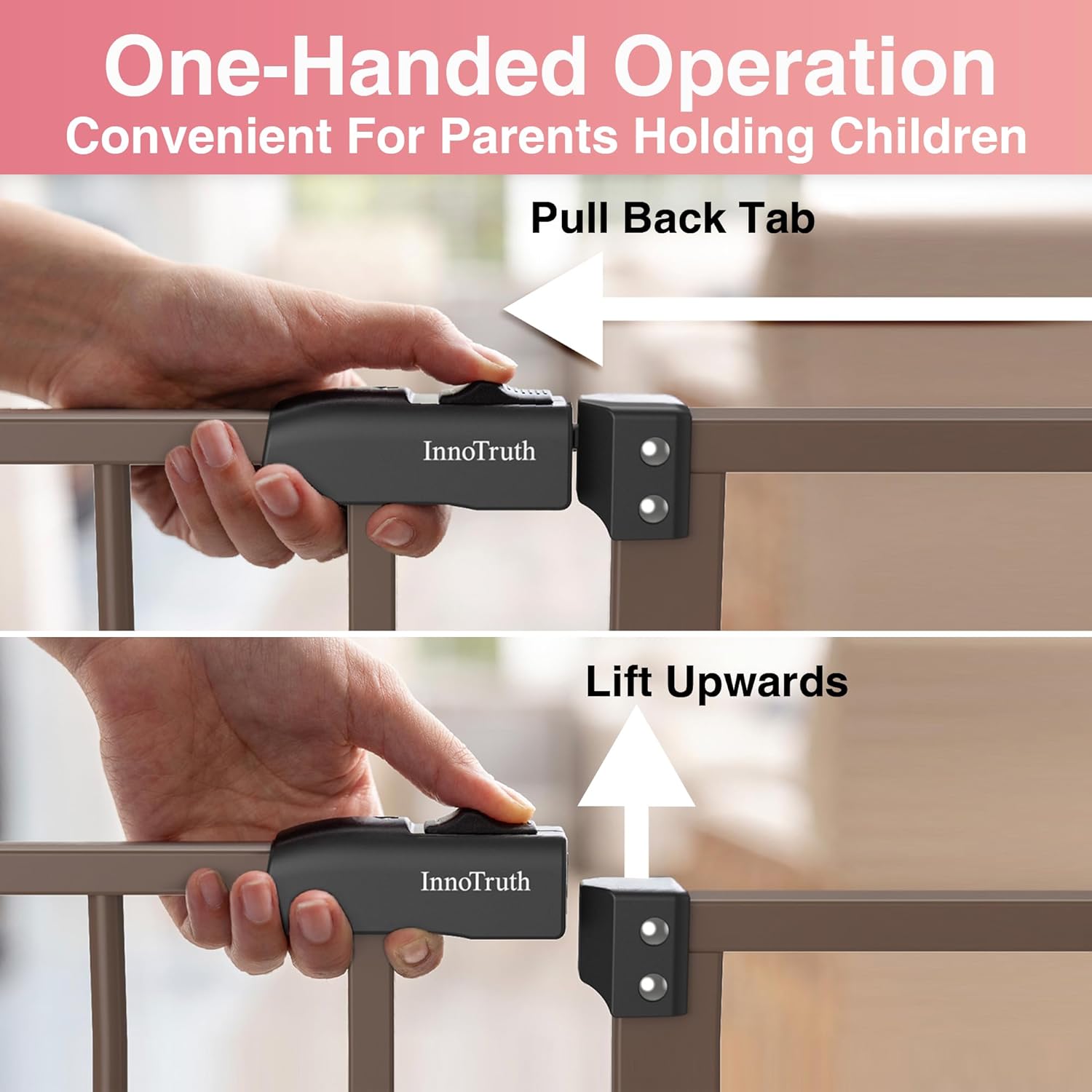 InnoTruth 36 Baby Gate for Doorways and Stairs