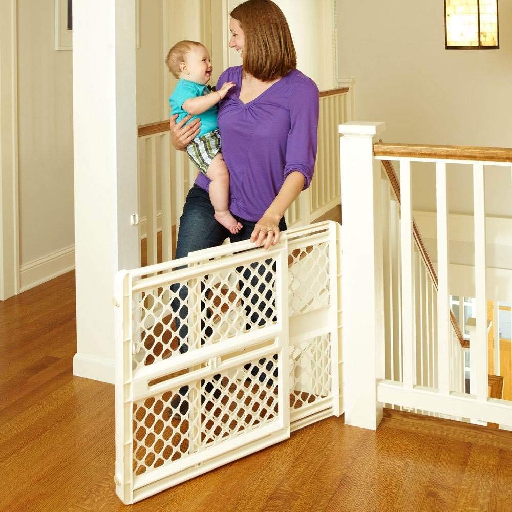 Toddleroo Supergate Ergo Baby Gate - 26 Tall Ivory