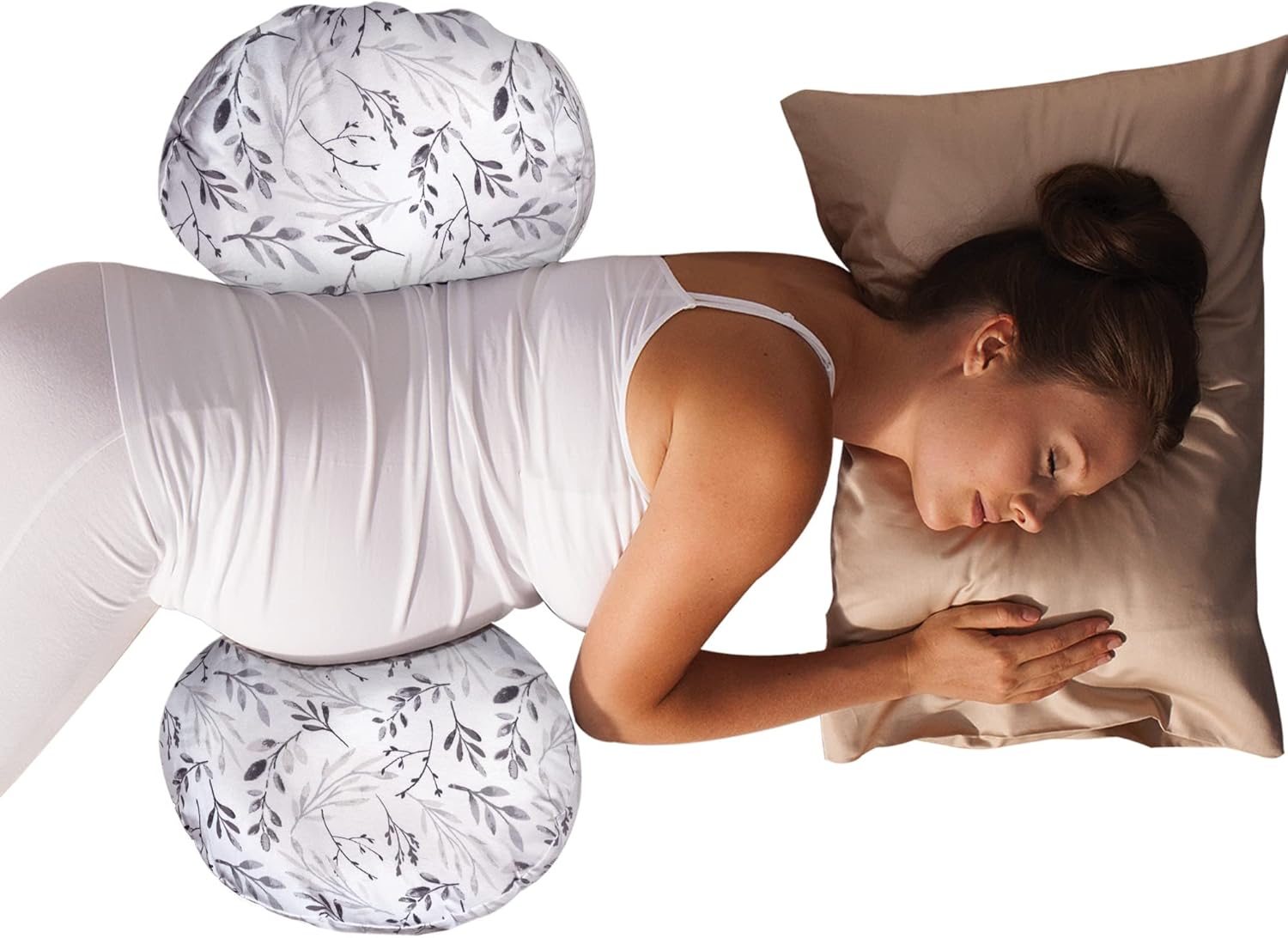 Boppy Side Sleeper Pregnancy Pillow with Removable Cover