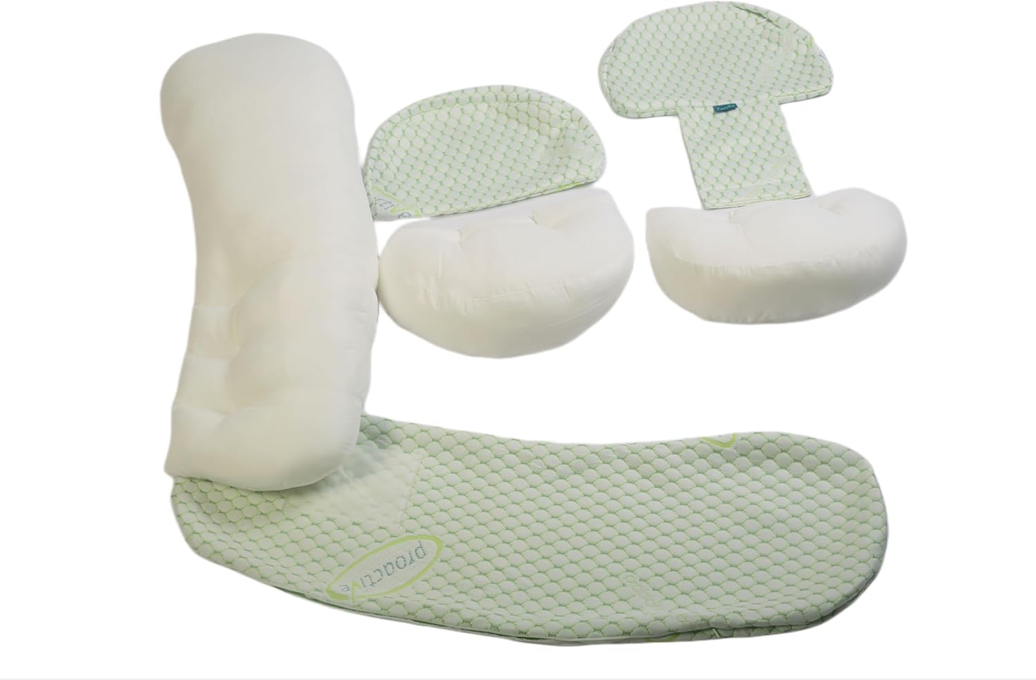 TemBe Maternity Pillow for Belly and Back Support