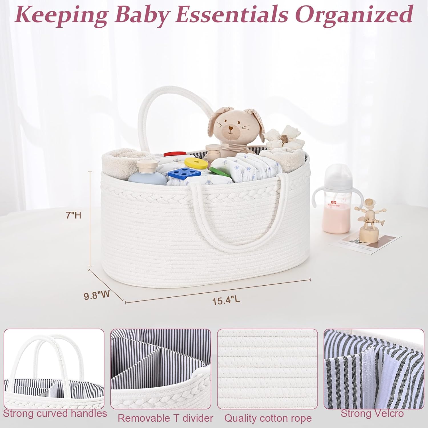 Degeyoyo Baby Diaper Caddy Organizer