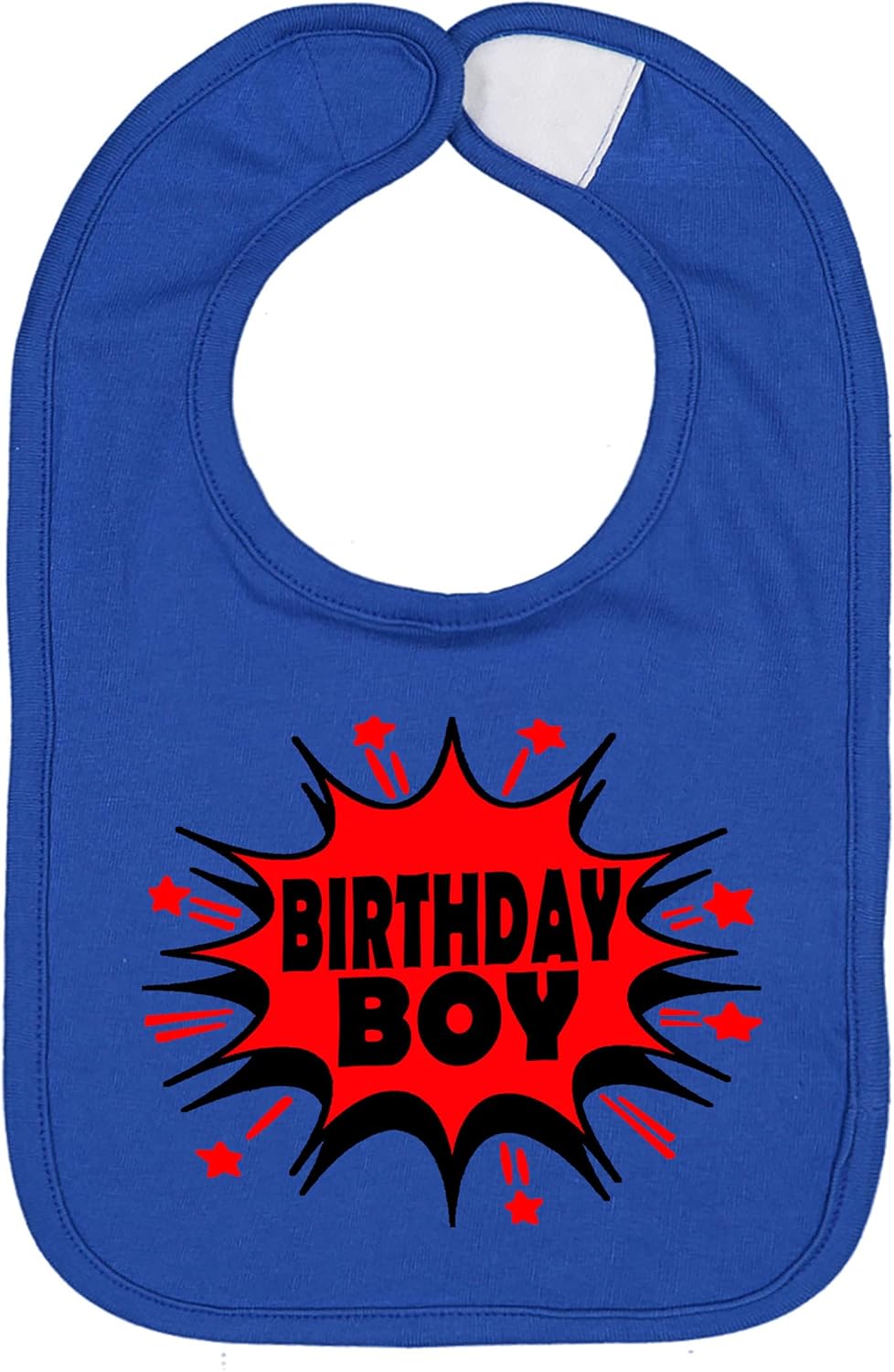 Aidens Corner Handmade Baby Boy Super Hero Birthday Bib