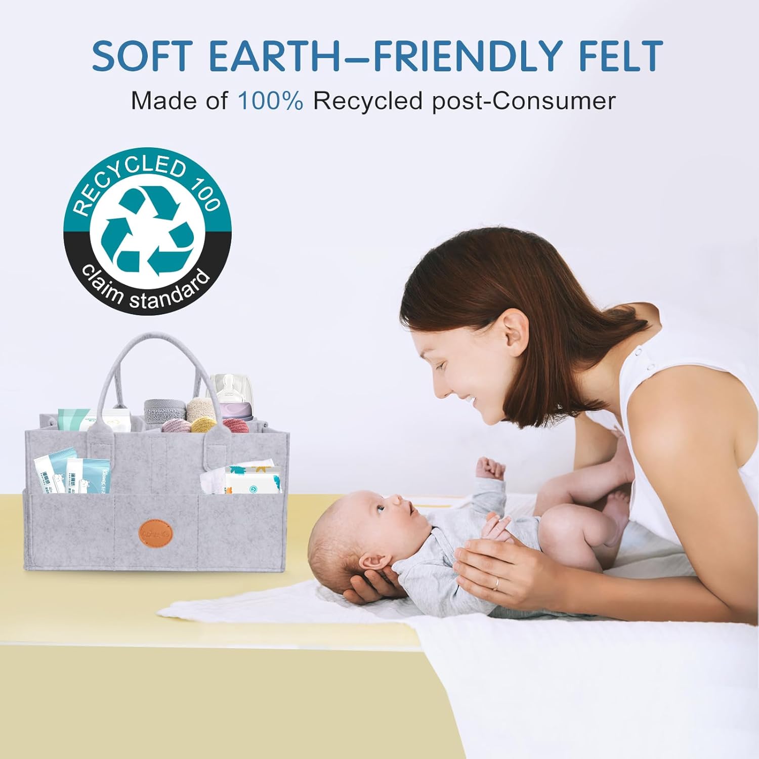AIXIANG Portable Diaper Caddy Organizer for Newborns