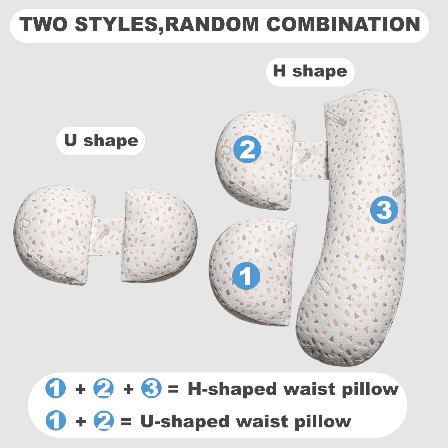 YZCCtixi Pregnancy Pillow for Back Pain Relief Full Body Support