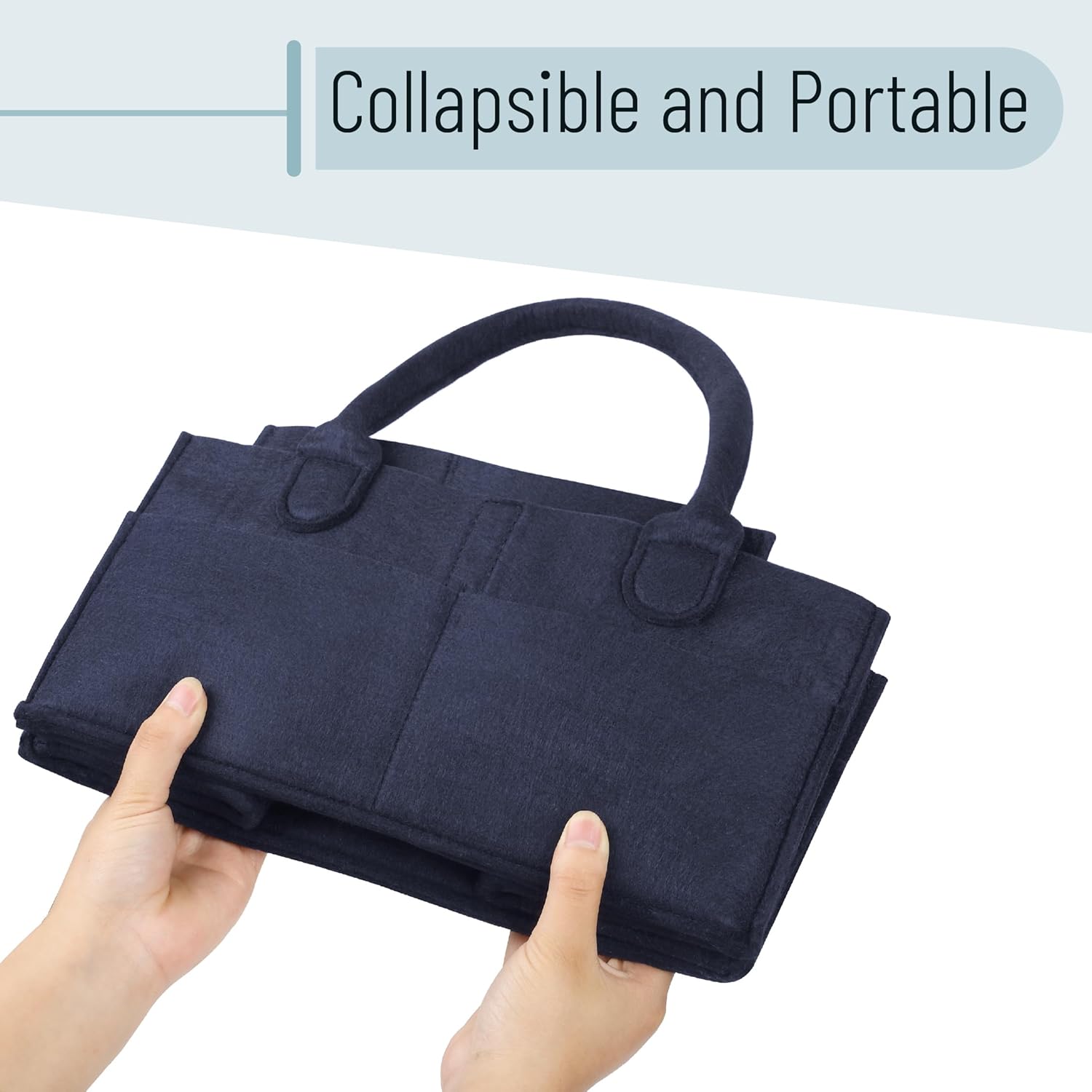 Mr Pen Baby Diaper Caddy Organizer Navy Blue