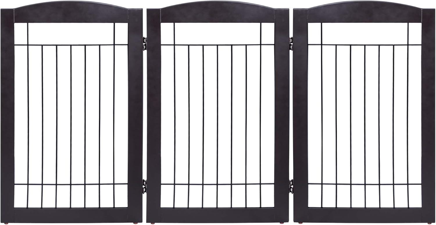 Spirich 30 Tall Freestanding Pet Gate with 3 Panels