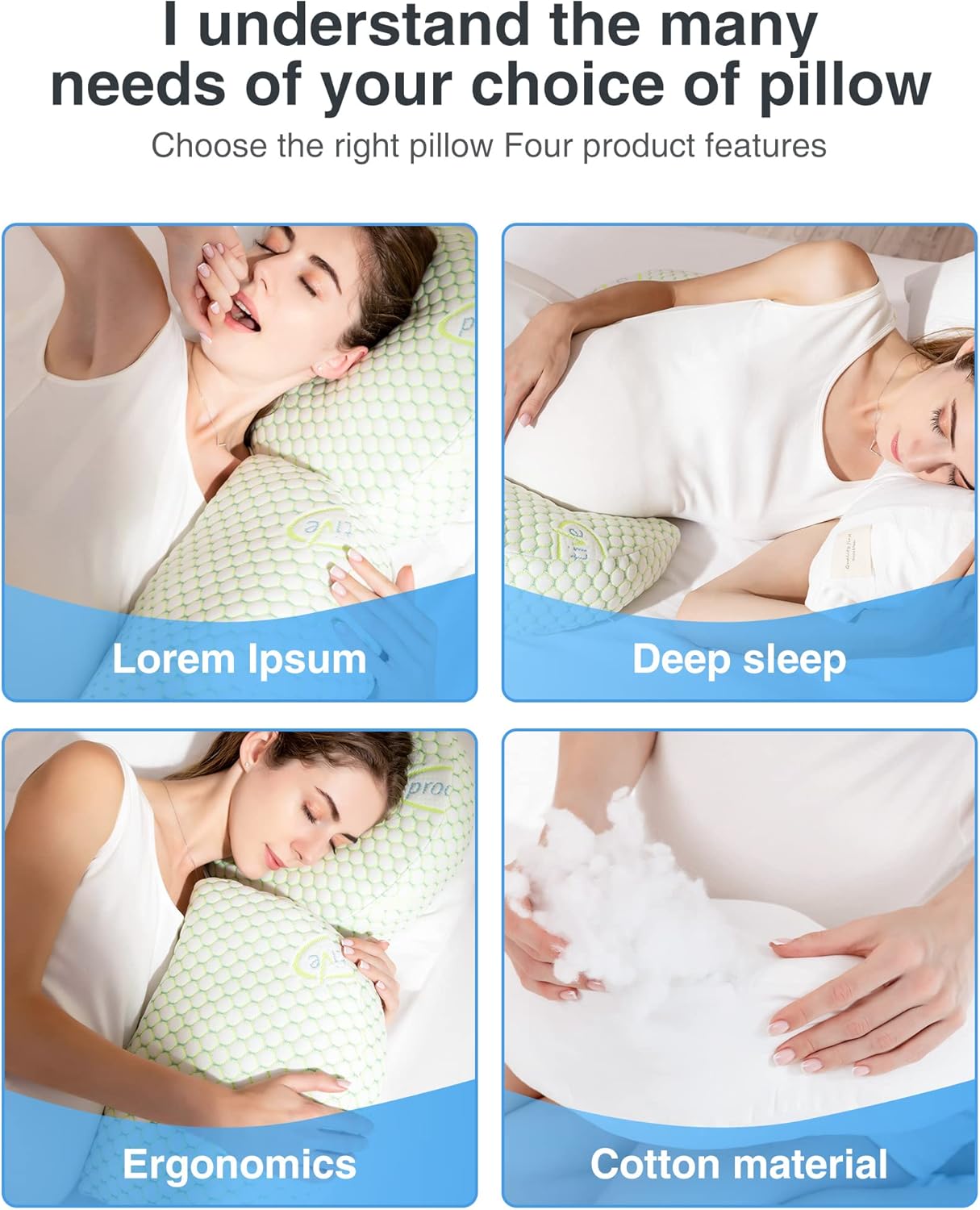 Busarilar Pregnancy Pillow for Back Legs Belly Hips Support