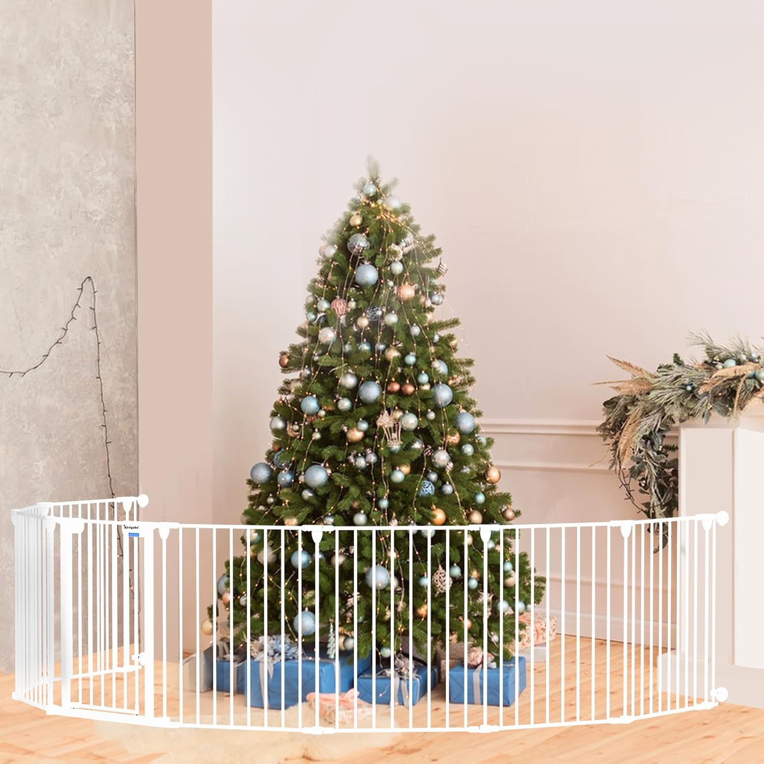 Baby Gate 275-199 Extra-Wide Playpen with Auto-Close Door