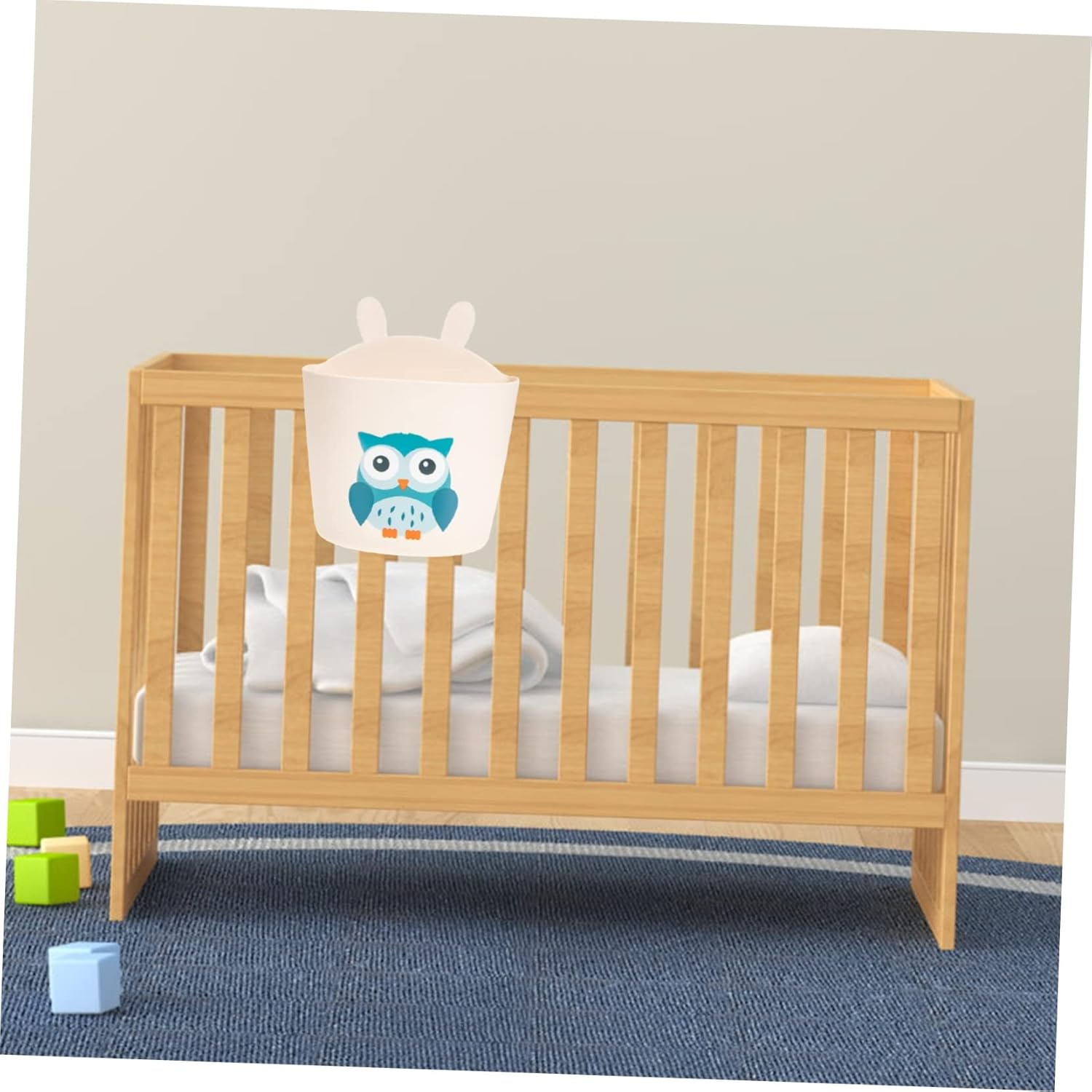 Abaodam Hanging Diaper Caddy for Bed and Crib Storage 1