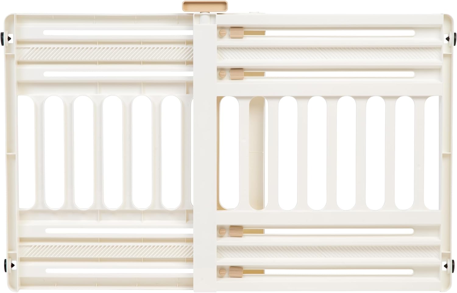 IRIS USA Expandable Dog Gate 25 H White