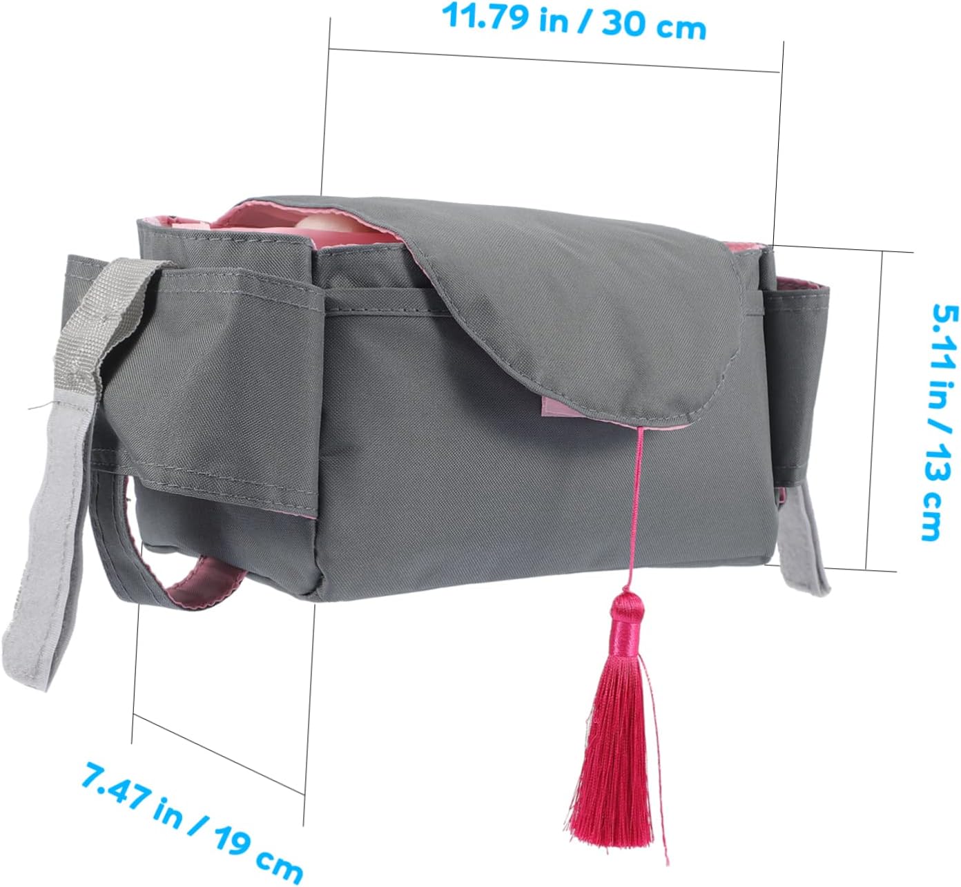 SUPVOX Lightweight Diaper Organizer Bag with Handle