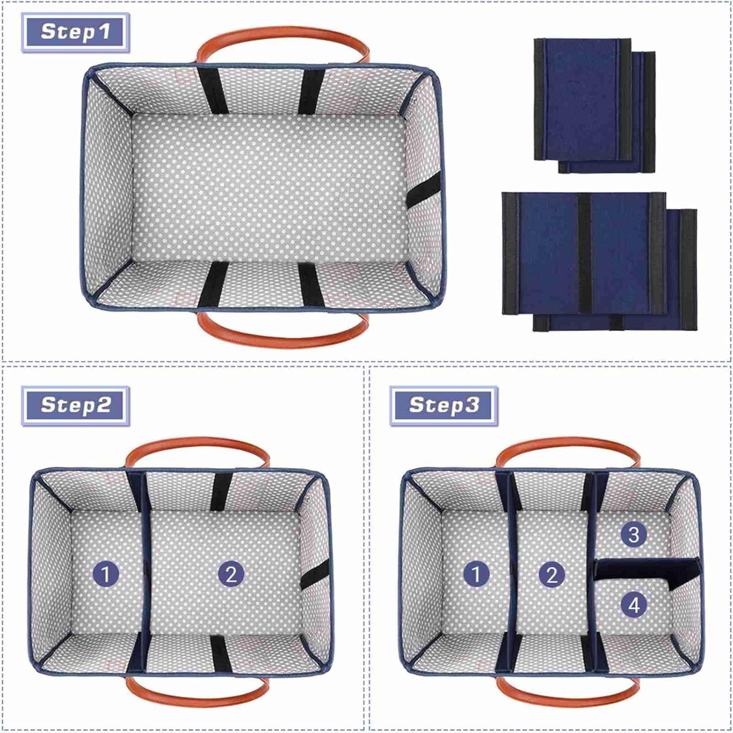 Baby Diaper Caddy Organizer Large Portable