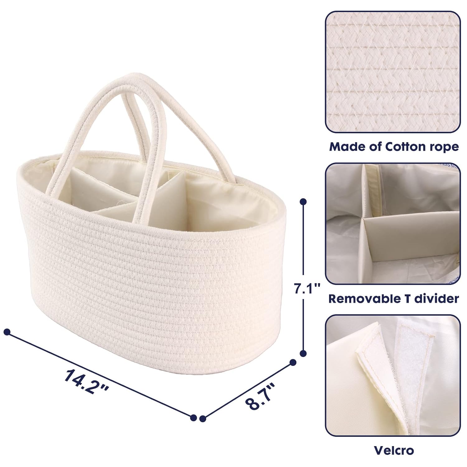 XUANGUO Diaper Caddy Organizer for Baby