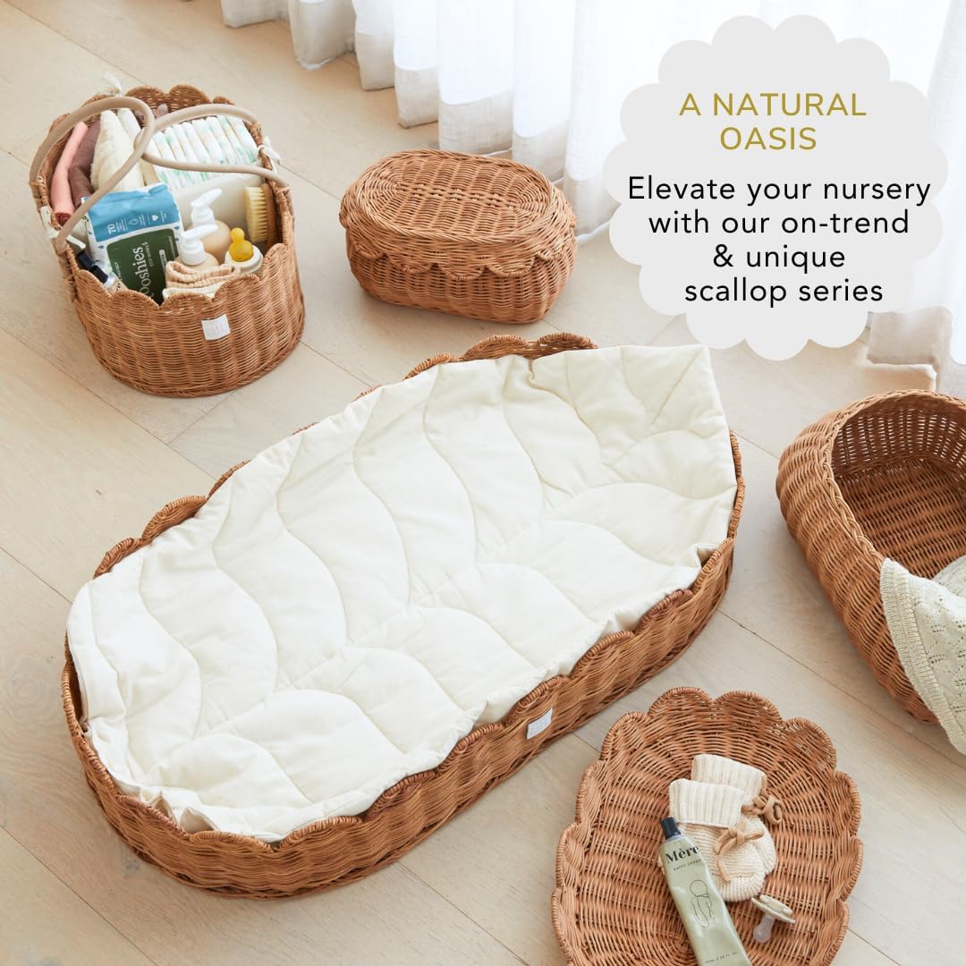 BEBE BASK Premium Baby Diaper Caddy Organizer