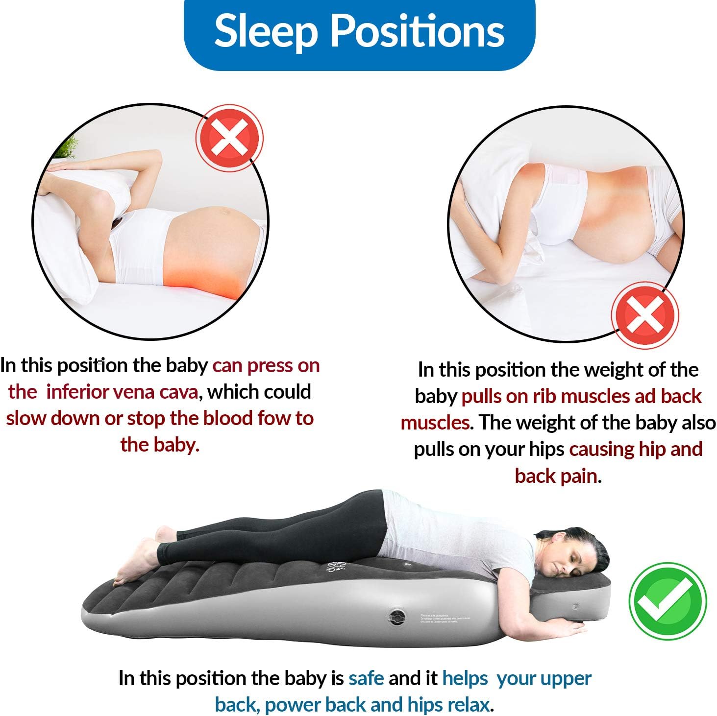 Cozy Bump Pregnancy Body Pillow for Prone Sleep 1