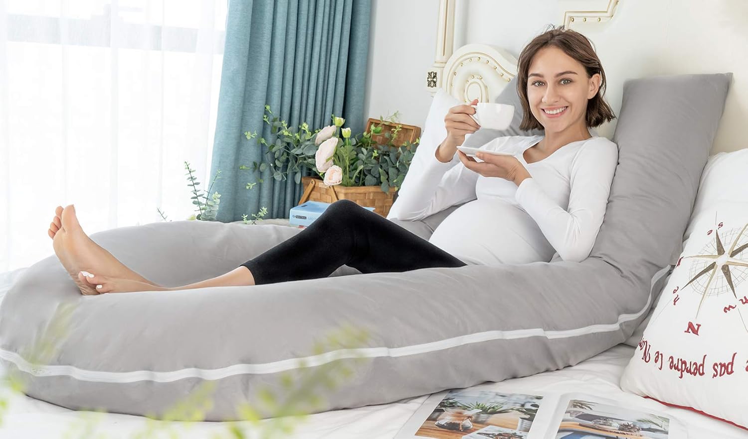 Meiz Pregnancy Pillow for Sleep and Support