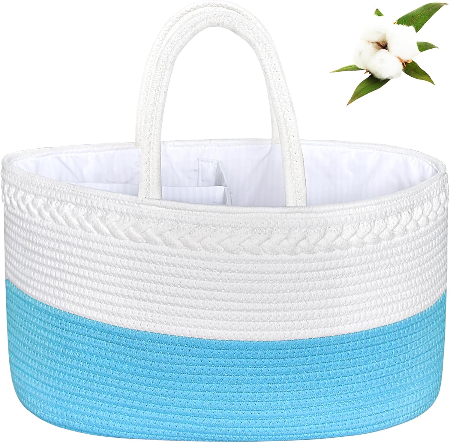 ABenkle X-Large Diaper Caddy Organizer with Removable Dividers 1