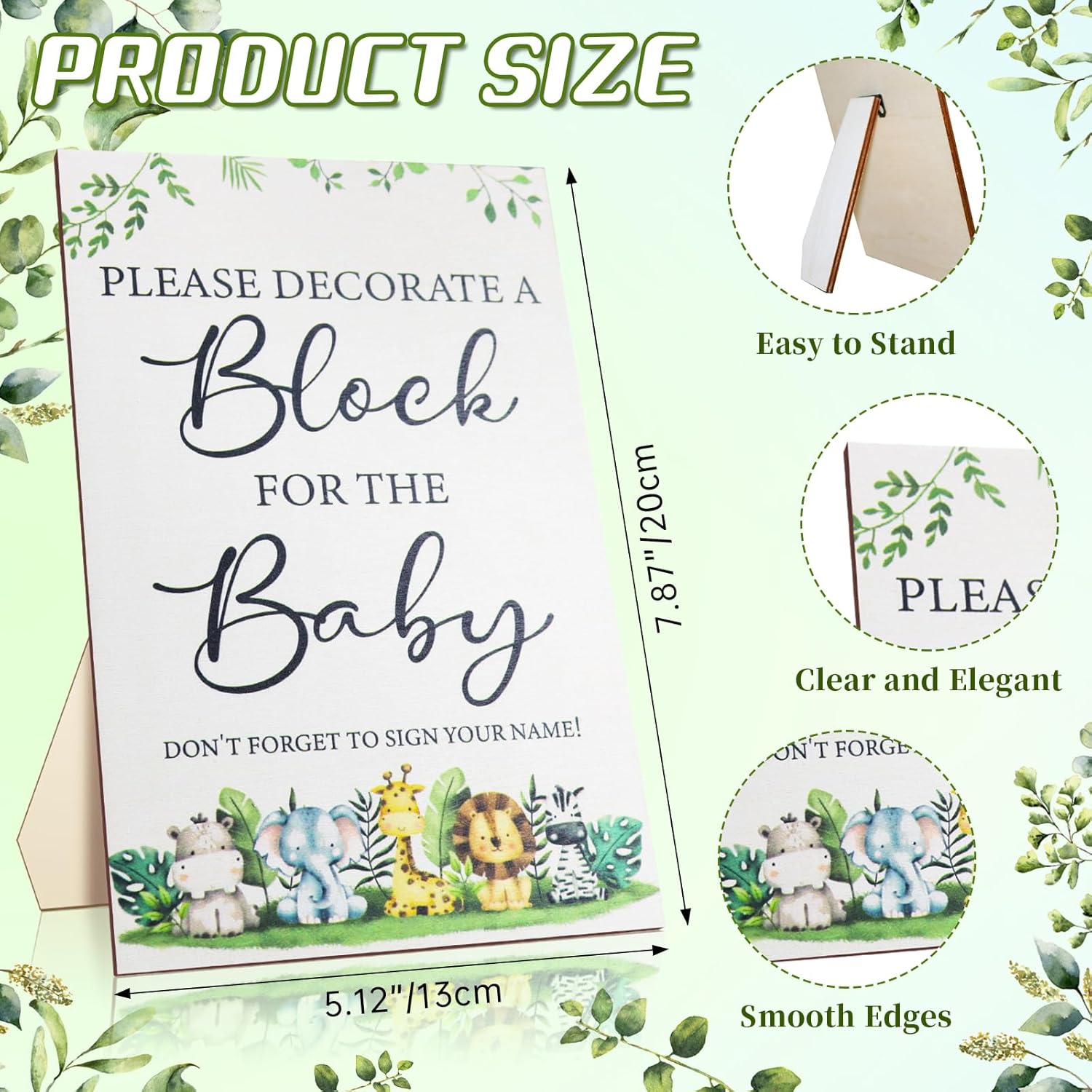 Baby Shower Game Sign Kite Diaper Caddy
