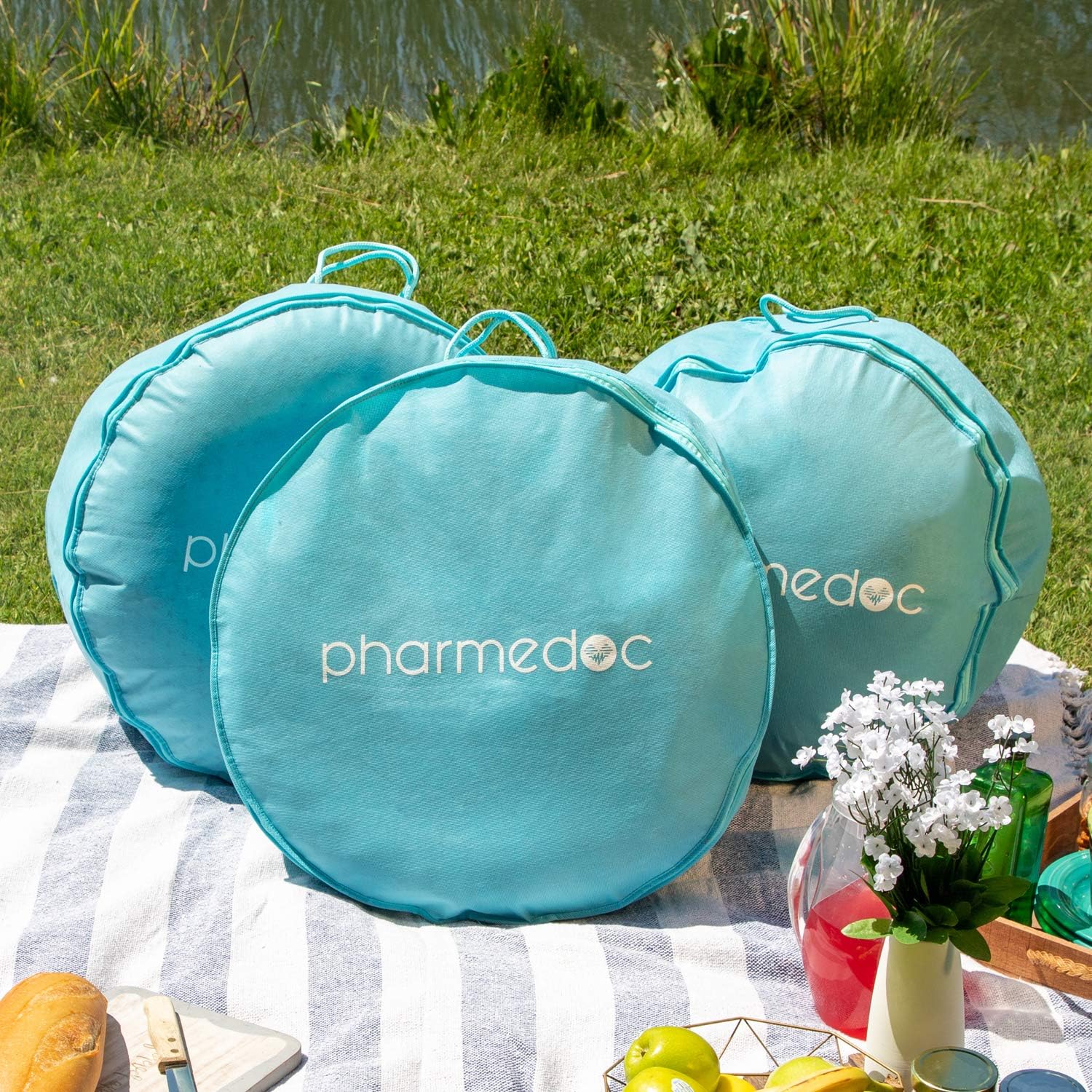 PharMeDoc Pregnancy Body Pillow C Shape with Carry Bag 1