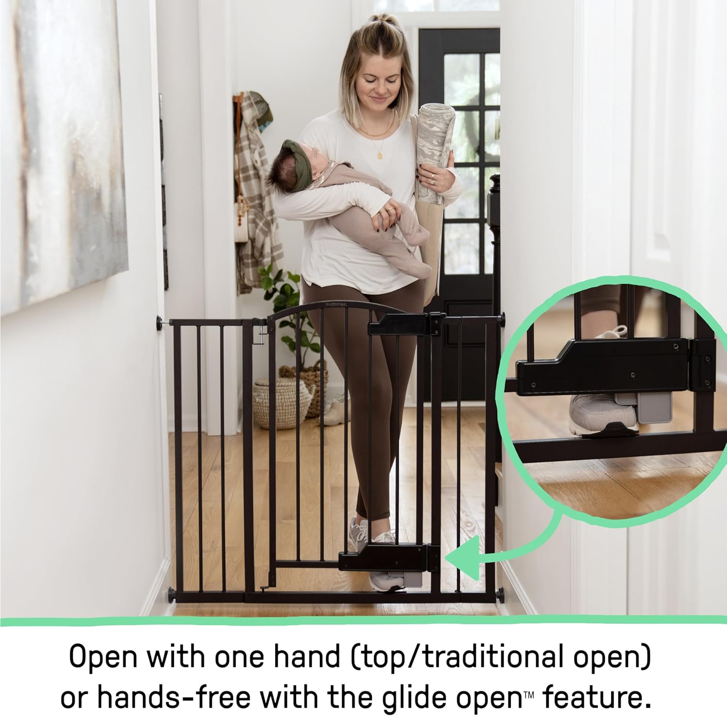 Summer Infant Ingenuity Thruway 52W Pet Baby Gate - Espresso 1