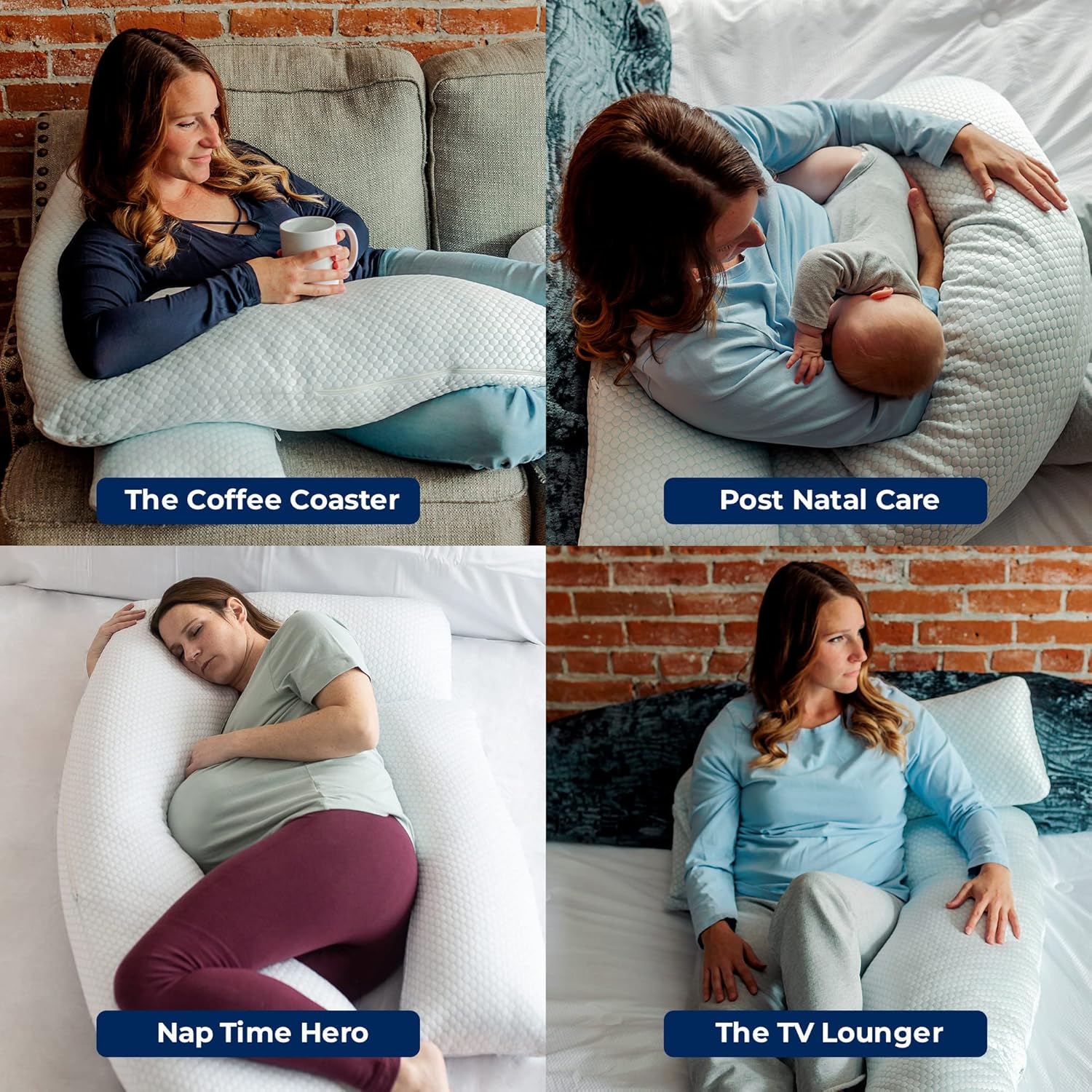 Legacy Kids Cooling Gel Memory Foam Pregnancy Pillow
