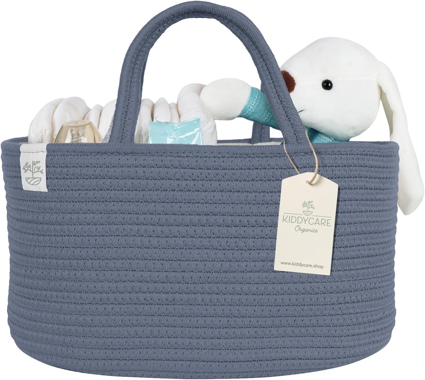 KiddyCare Diaper Caddy Organizer with Handle Lid