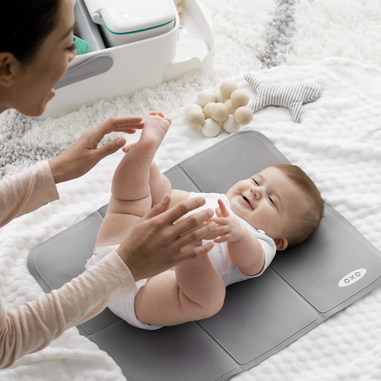 OXO Tot Diaper Caddy with Changing Mat