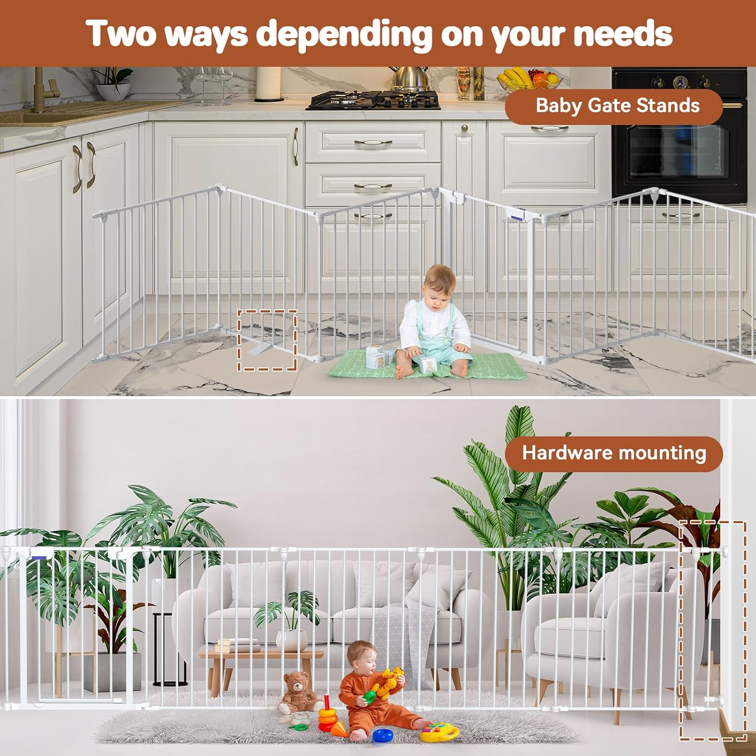 Baby Gate 275-199 Extra-Wide Playpen with Auto-Close Door