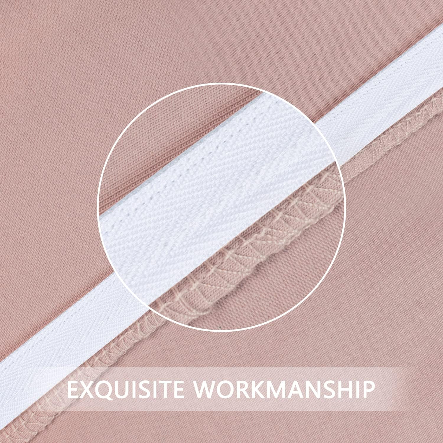 Meiz Cooling U Shaped Pregnancy Pillow Cover - Apricot