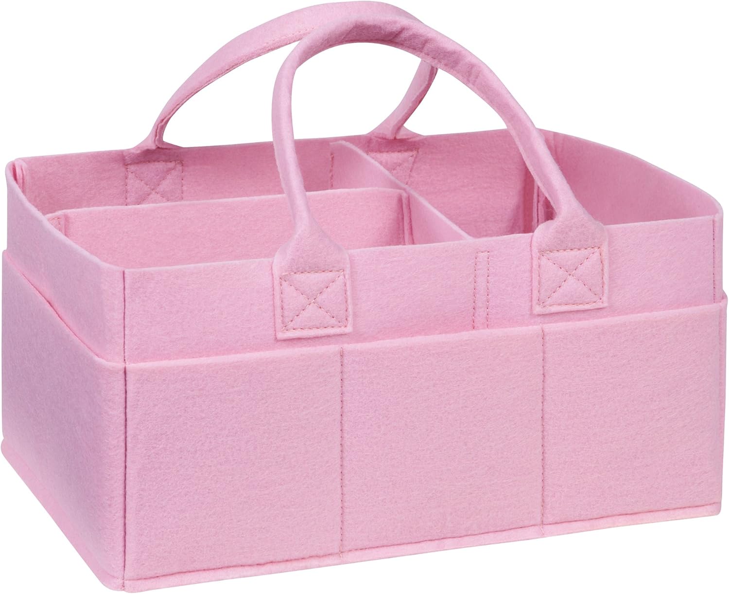 Sammy Lou Pink Diaper Caddy Organizer