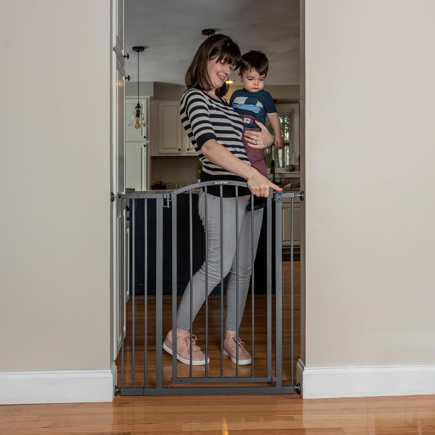 Summer Infant Extra Tall Decor Safety Gate - Gray 1