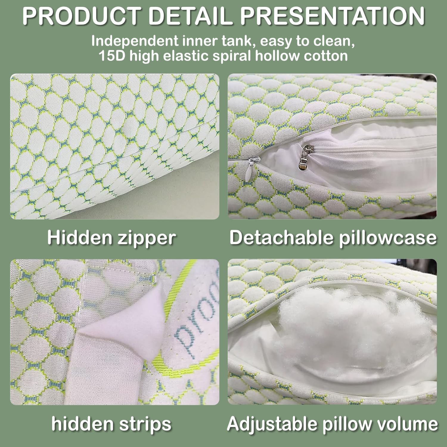 Oskeray Pregnancy Pillow with Adjustable Cover 1