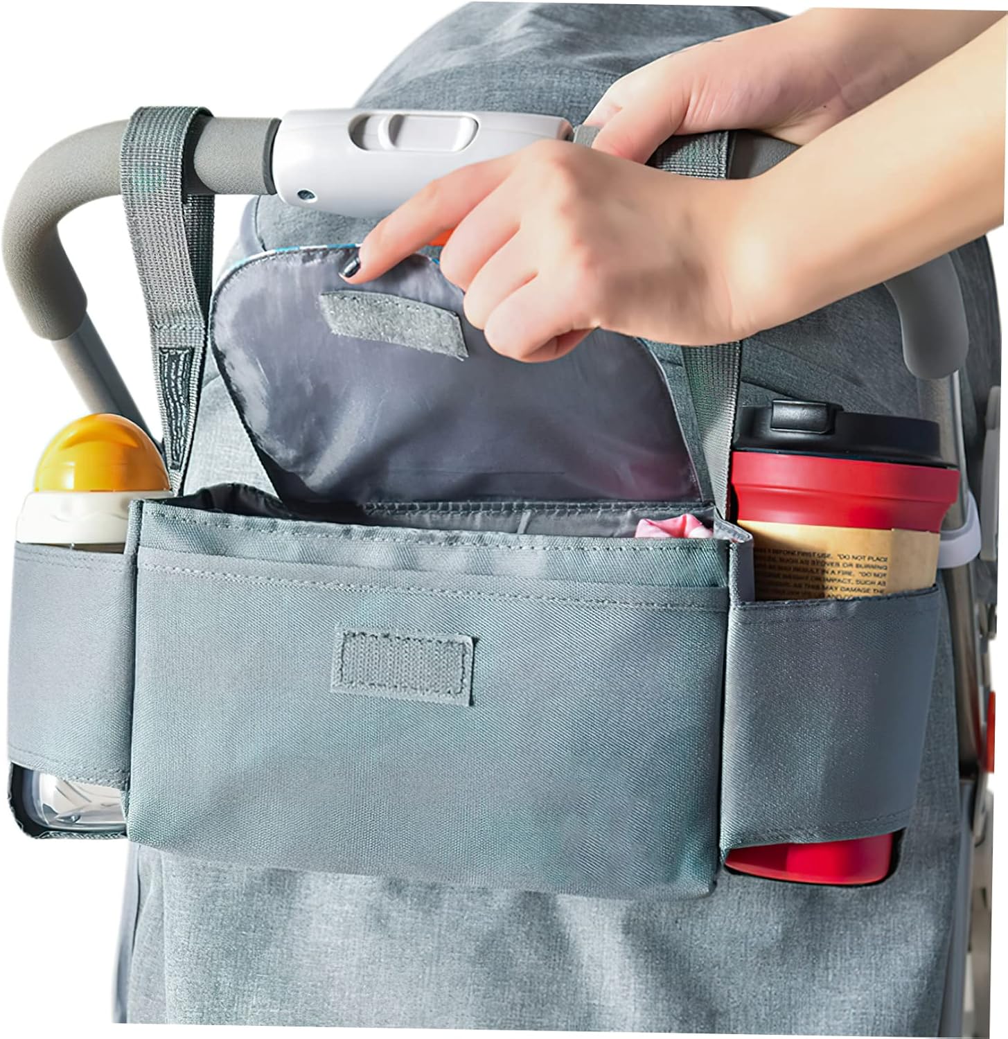 SUPVOX Lightweight Diaper Organizer Bag with Handle