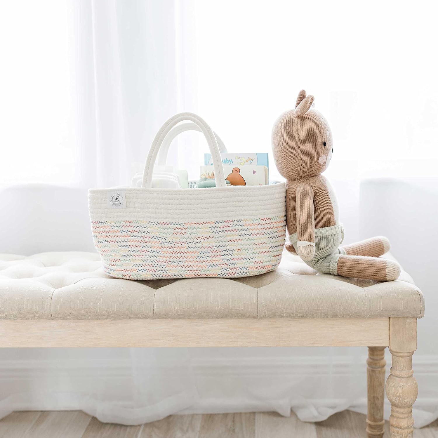 OrganiHaus Rainbow Diaper Caddy Organizer 1