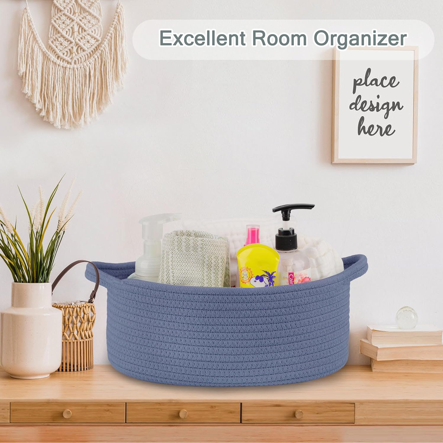 COMSE Large Diaper Caddy Organizer for Baby Essentials