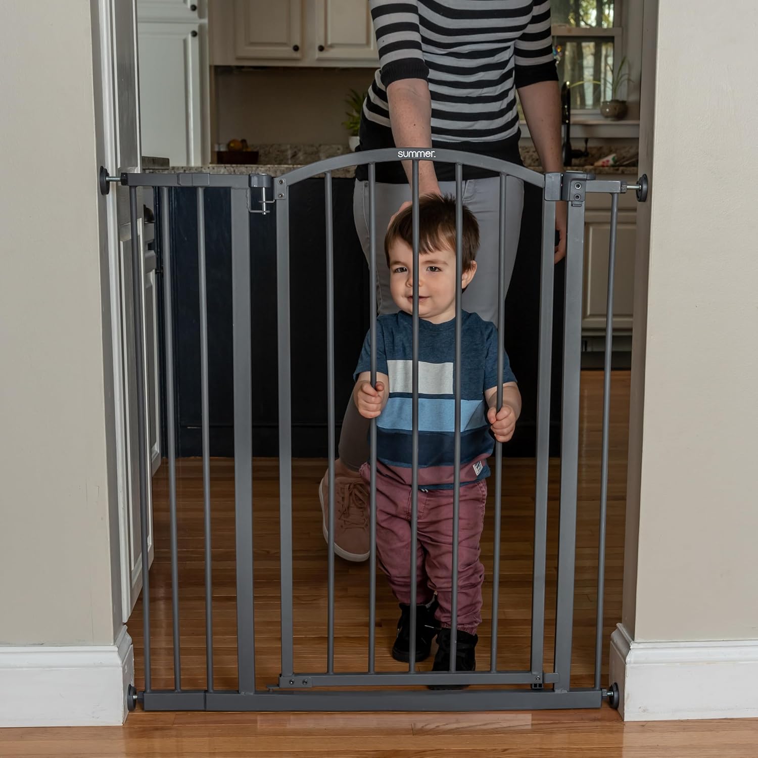 Summer Infant Extra Tall Decor Safety Gate - Gray 1
