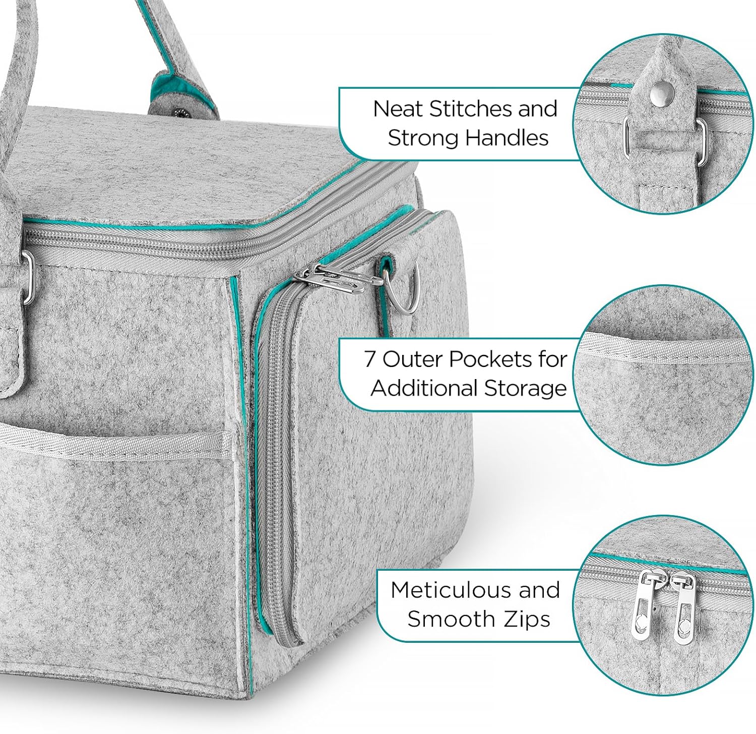 HBlife Baby Diaper Caddy Organizer Green
