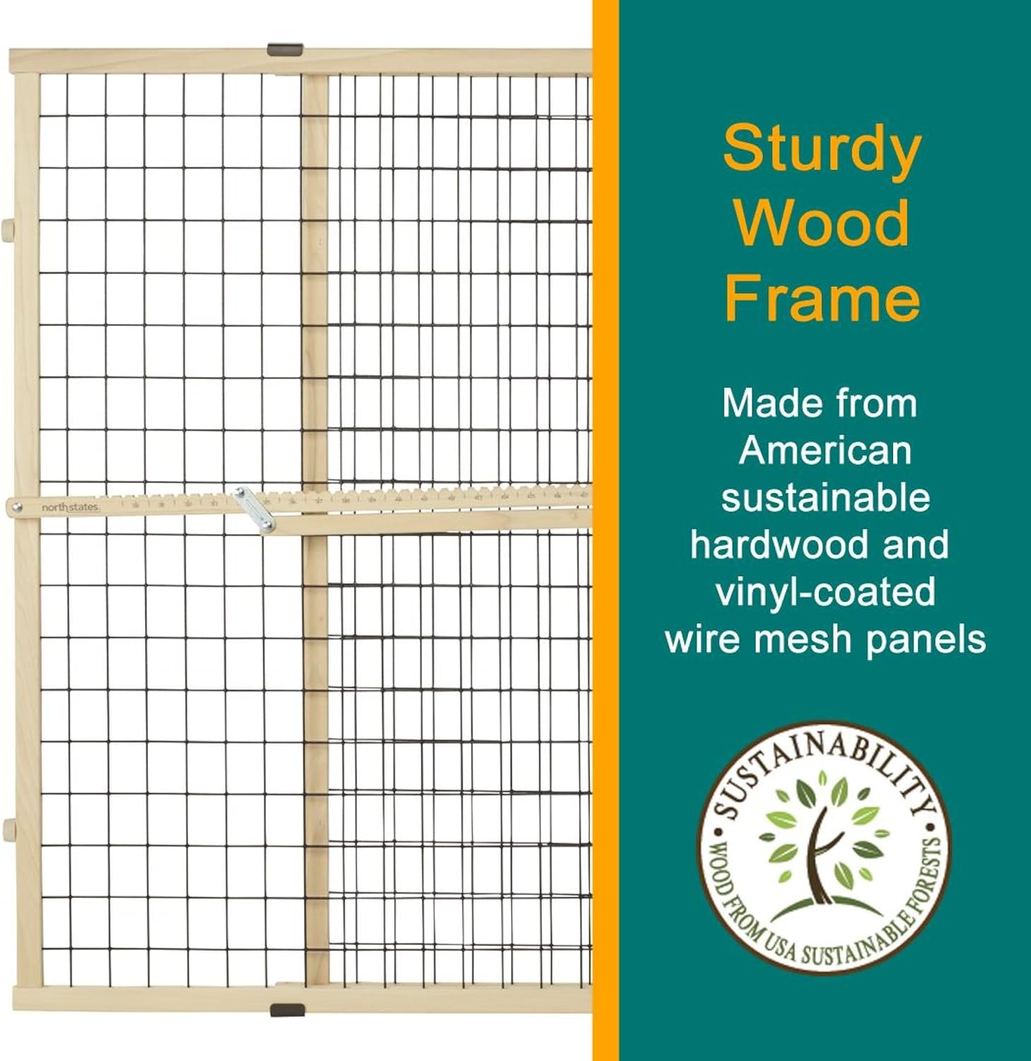 MyPet Wire Mesh Dog Gate 37 Tall 295-48 Wide