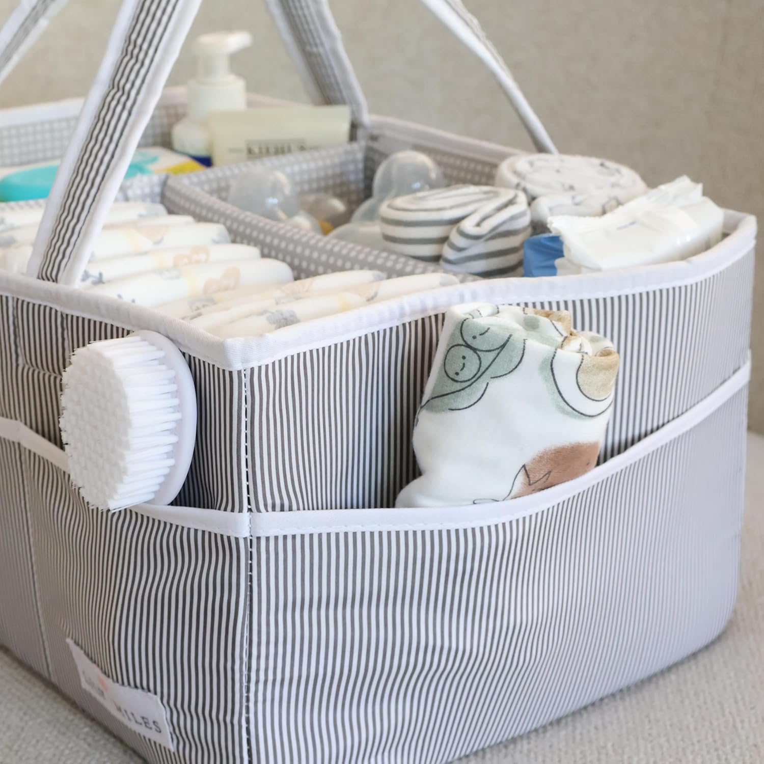 Lily Miles Extra Large Diaper Caddy Organizer - Boys and Girls Gift