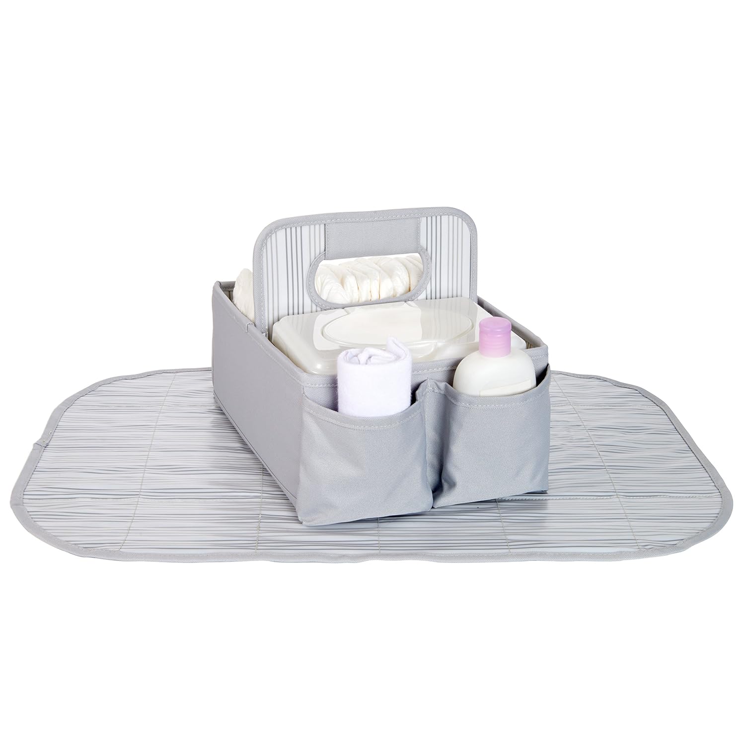 Munchkin SaraBear Diaper Caddy Grey