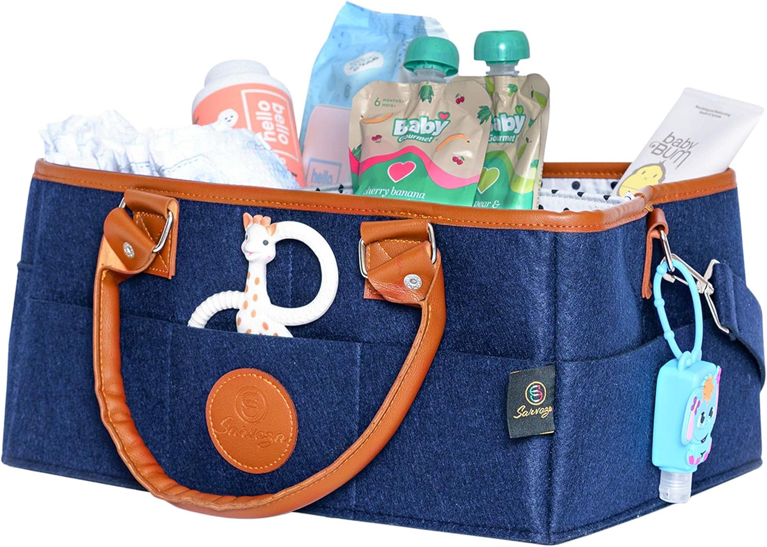 Sarvoza Baby Diaper Caddy Large Tote Organizer