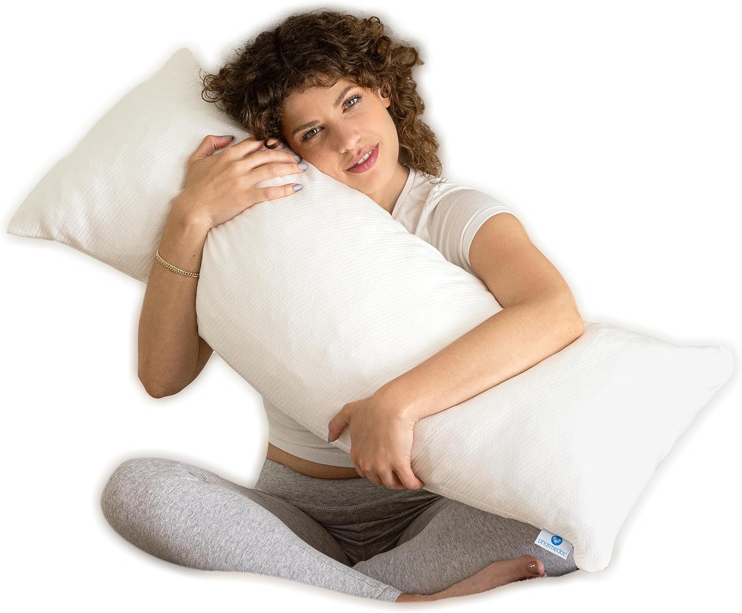 Pharmedoc Bear Hug Body Pillow for Pregnancy and Side Sleep 1