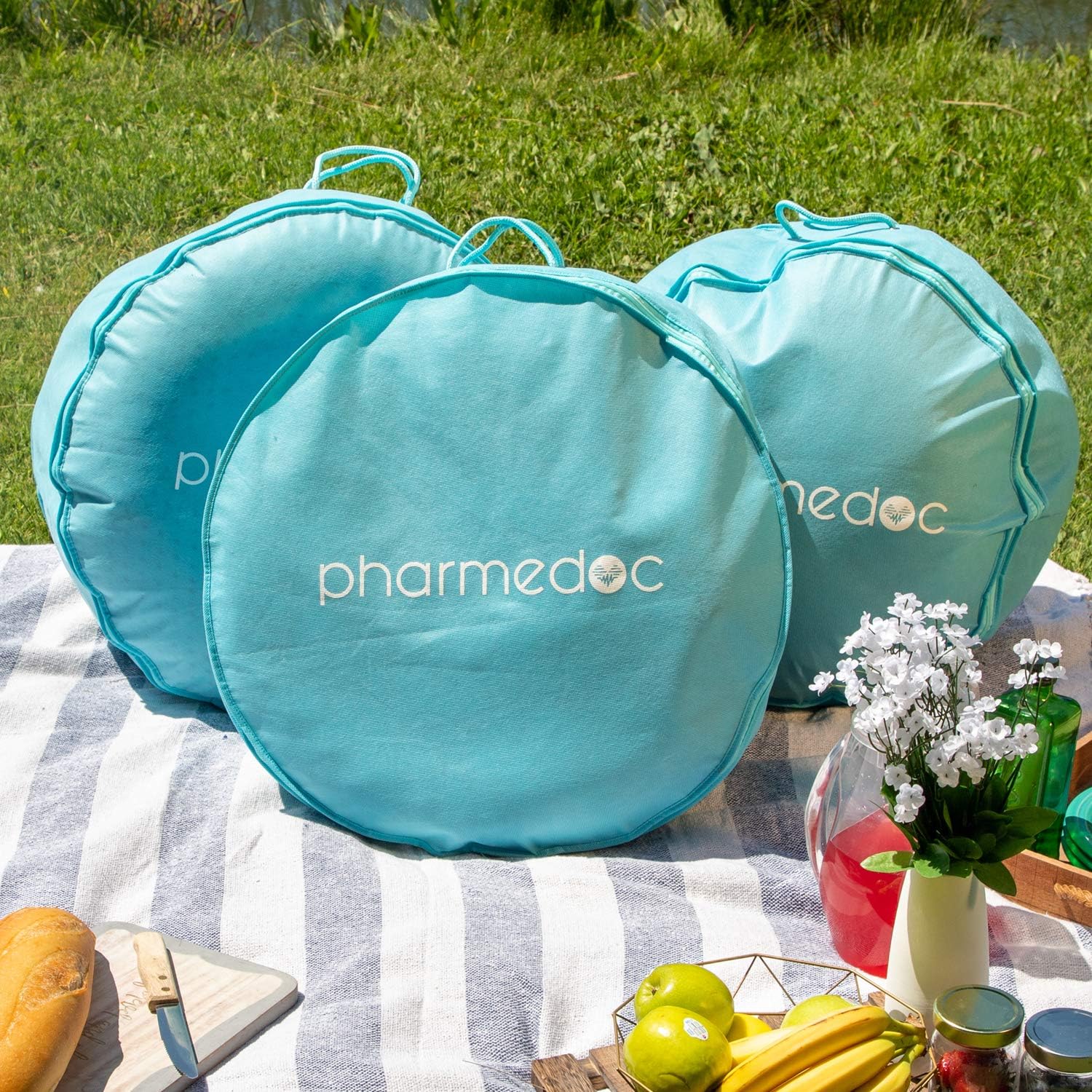 Pharmedoc Pregnancy Body Pillow with U Shape Carry Bag